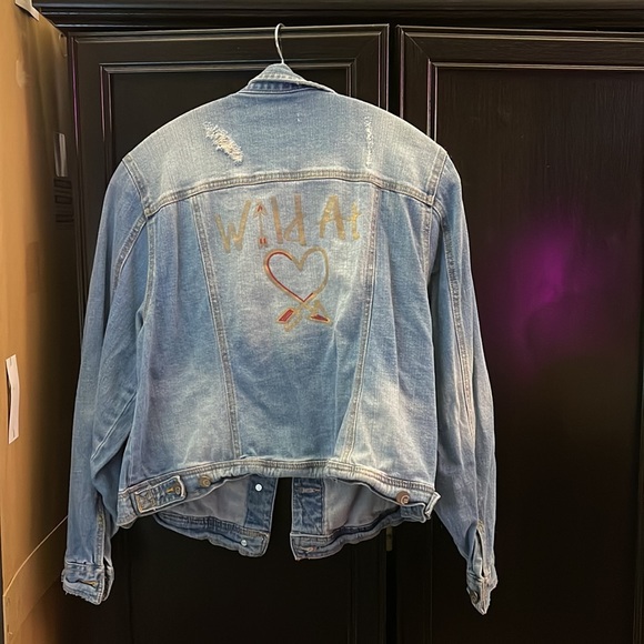 Destructed Denim Jacket - Picture 2 of 2